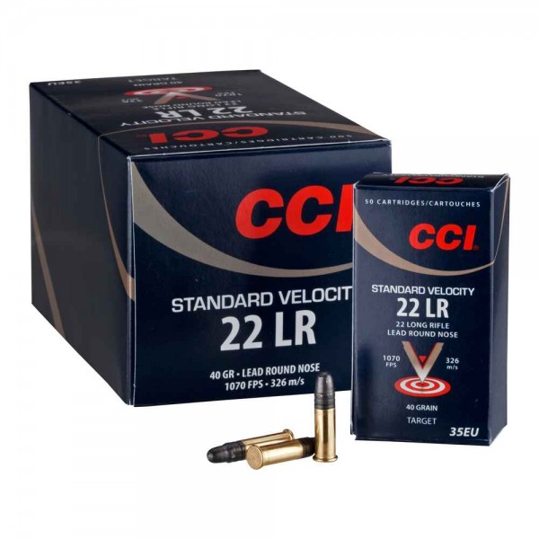 CCI .22lr 40grs. Standard Velocity