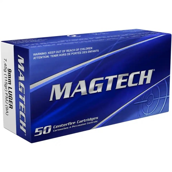 Magtech 9 mm 115 grs Vollmantel