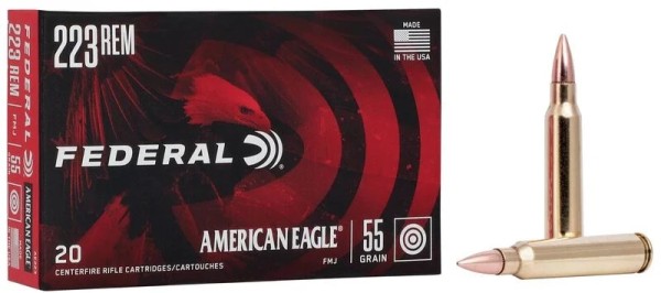 Federal American Eagle .223 Remington FMJ 55 grain