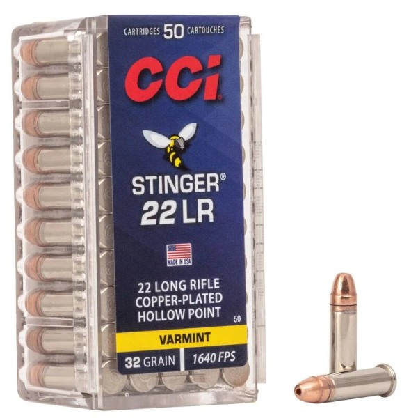 CCI .22 extra lr. Stinger CPHP HV