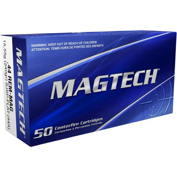 Magtech .44 Mag. 240grs SJSP